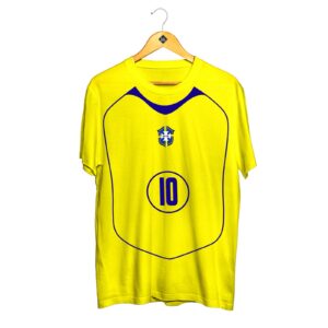 Camisa Oversized Masculina Amarela 2004 – Algodão Premium & Caimento Perfeito